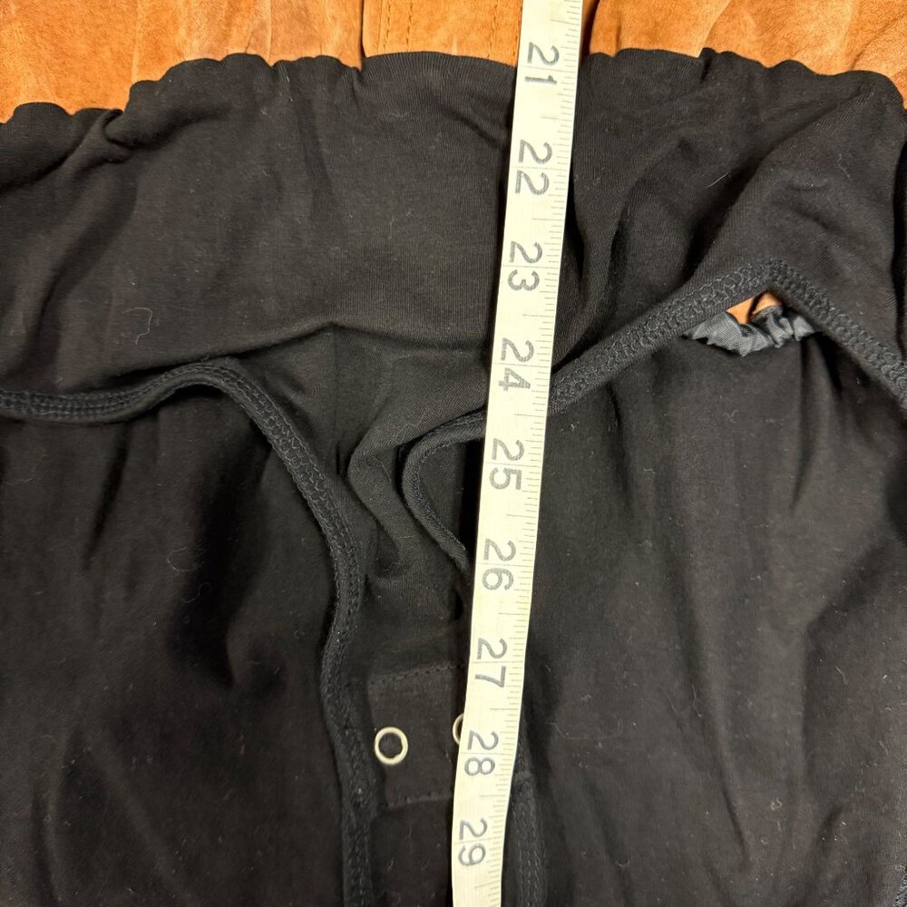 Vintage Bagatelle Womens Brown Suede Leather Button-Up Bodysuit Shirt Size Large - Picture 5 of 7